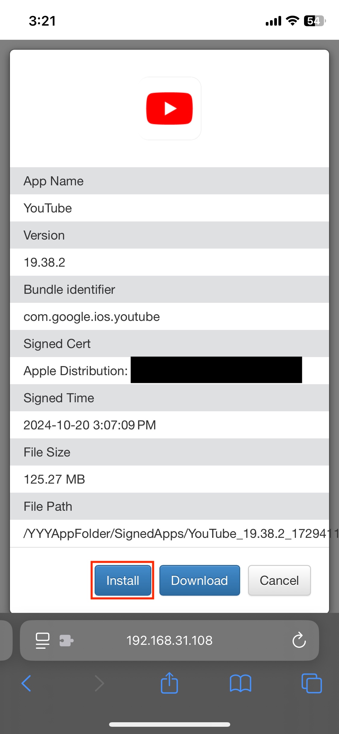 Install With Wifi