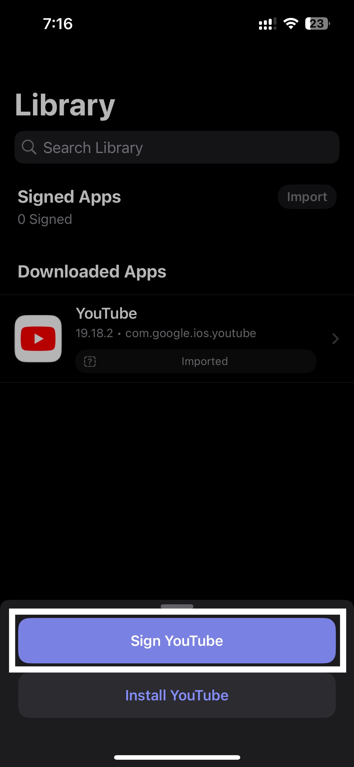 Select Signature