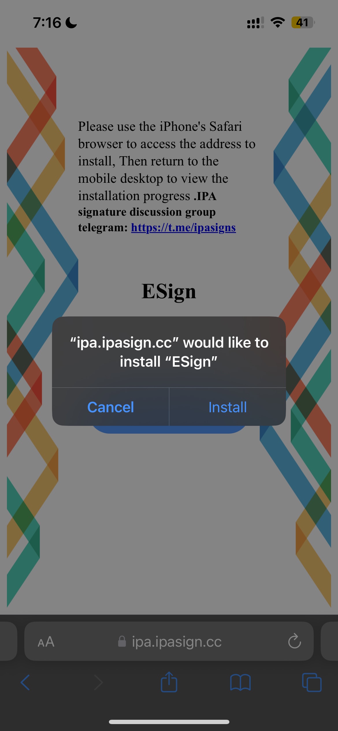 Install Application