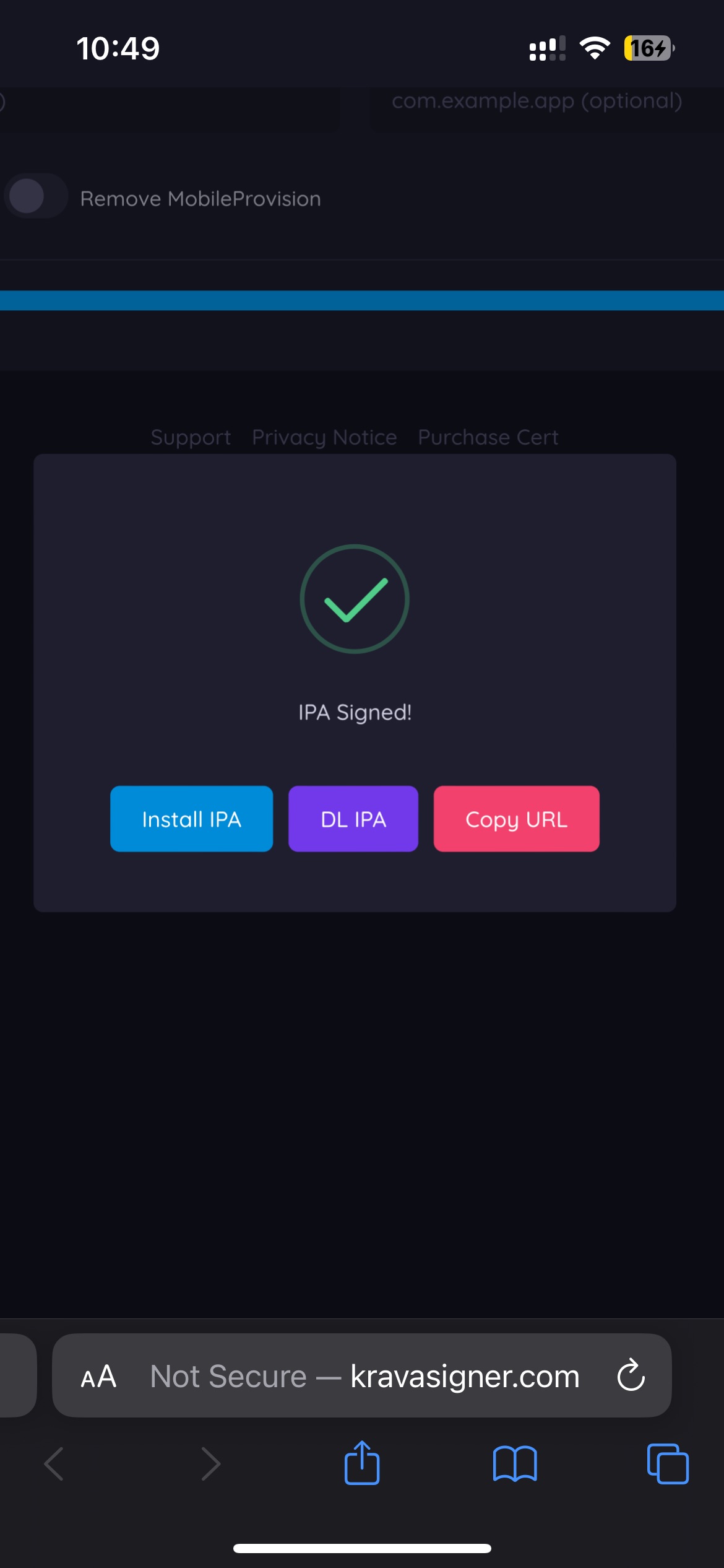 Install Application
